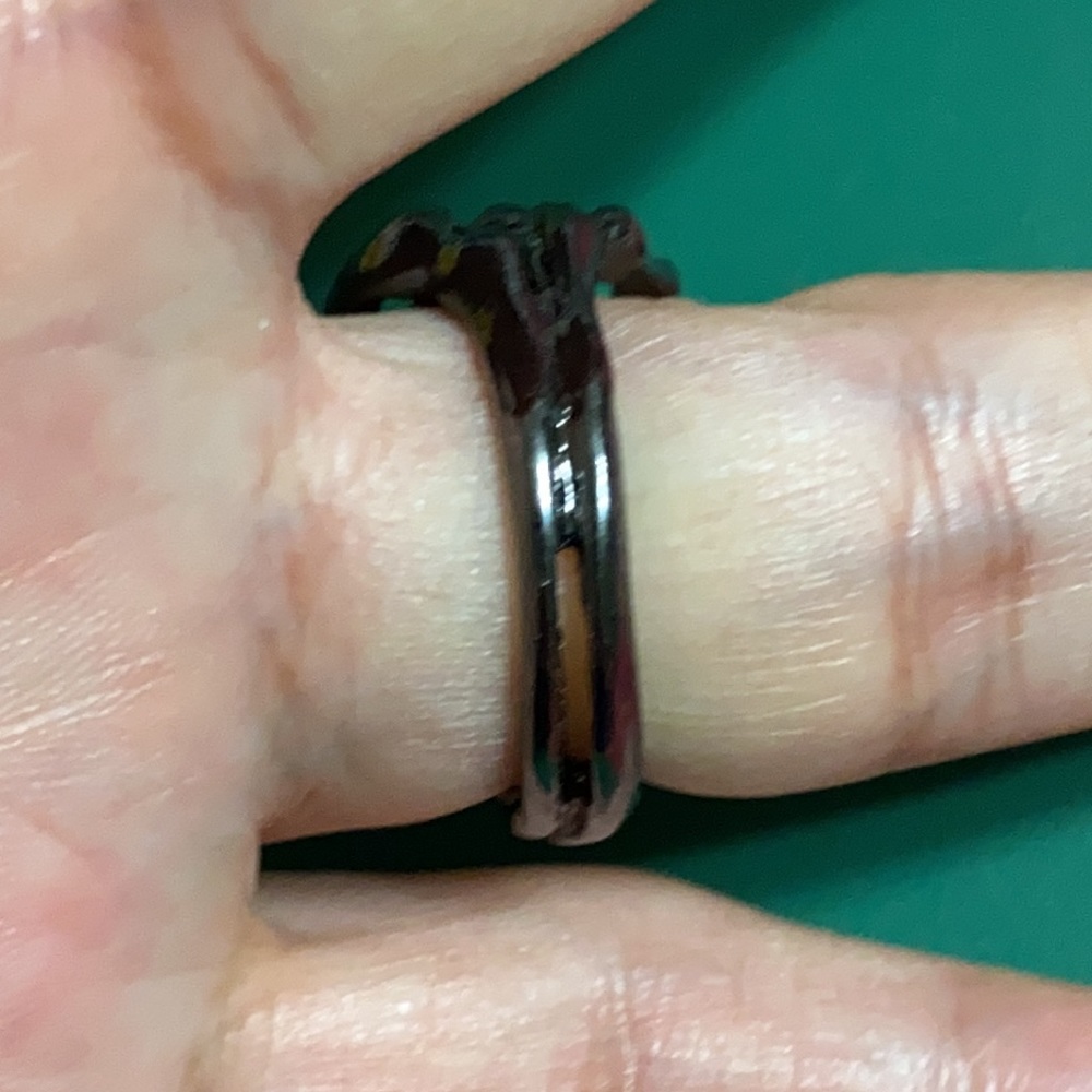 Skeleton Hand Ceramic Ring - image 3